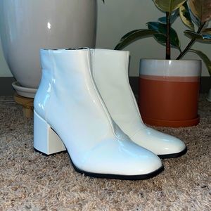White Ankle Boots